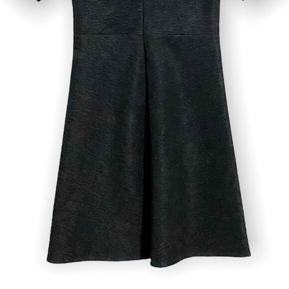 COS Textured Short Sleeve Black Dress Size XS - Picture 7 of 10